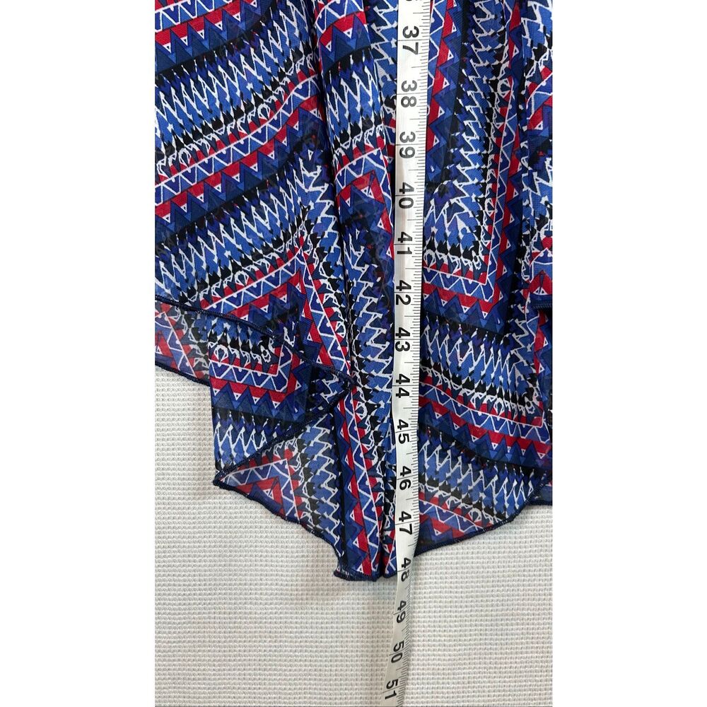 Rabbit Rabbit Rabbit Designs Boho Paisley Cold Shoulder Ruffle Midi Dress Size 8 - Picture 7 of 11